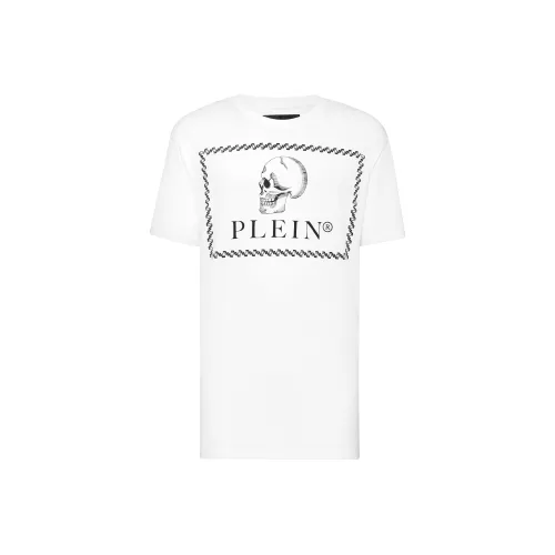 PHILIPP PLEIN Белая Мужская T-Рубашка