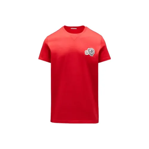 MONCLER Red Мужская T-рубашка