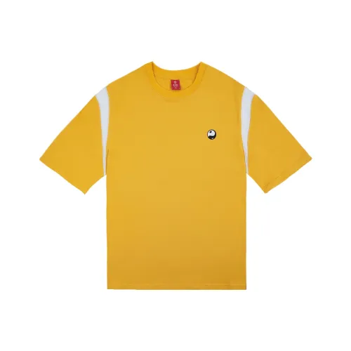 OCCUPY Yin and Yang series Желтая унисекс футболка