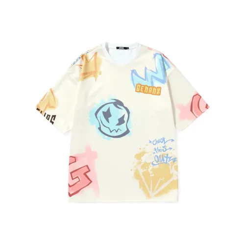 GENANX Прямой крой длина рукава (размер в длину) рубашка с рукавами унисекс