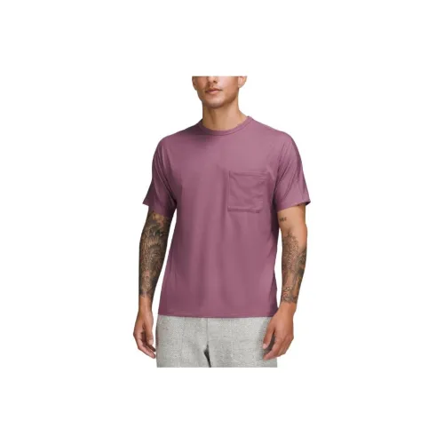 lululemon The Fundamental Сливовый фиолетовый Мужская T-рубашка