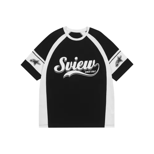 S.view Черная унисекс футболка