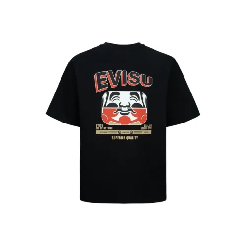 EVISU Мужские черные футболки