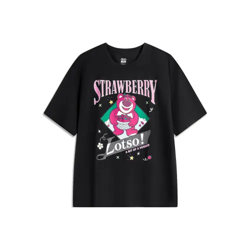 LiNing x Disney T-Shirt Унисекс Черный