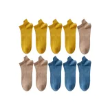 10 пар (Имбирно-желтый 4 + Хаки 3 + Голубо-серый 3)