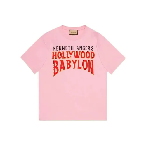 GUCCI Розовый Унисекс T-рубашки