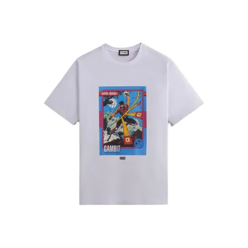 KITH X Marvel SS23 Co Брендированная Серия Белый Унисекс T-рубашки