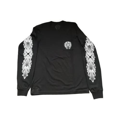 Chrome Hearts Мужские черные футболки