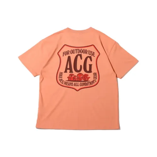 Nike ACG Рукав с спущенным плечом T-рубашка Мужская Розовая