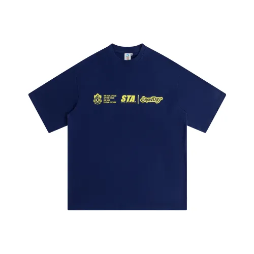 Snowday Синий Унисекс Футболка