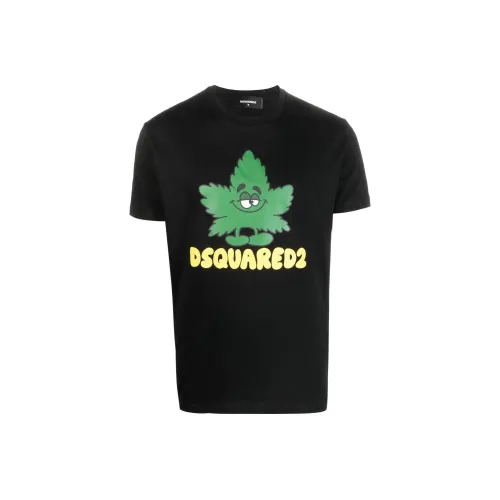DSQUARED 2 Черные Мужские T-Рубашки