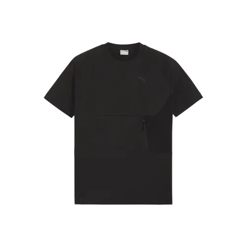 PUMA TECH Pocket Tee T-Shirt Мужская Черная