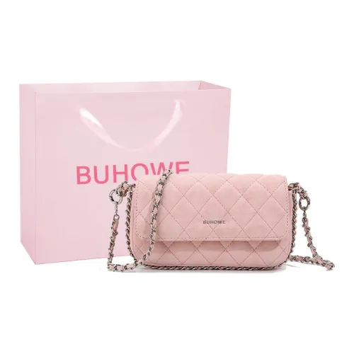 BUHOWE Полиуретан Сумка через плечо Стандартная Женская Розовая