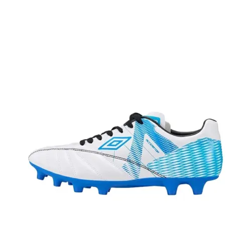 Umbro Accelerator HG Твердый Ground Природная трава Slip-resistant Abrasion-resistant Футбольные бутсы Унисекс Белый