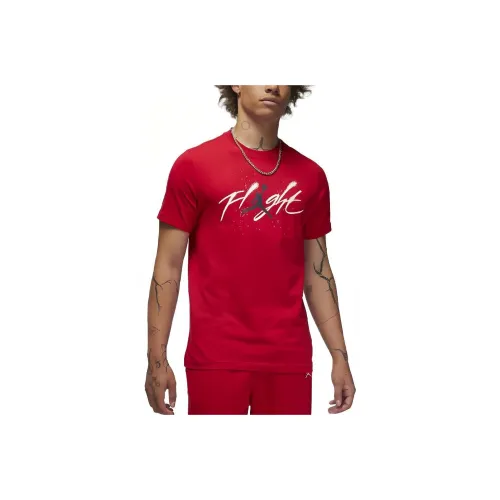 JORDAN Фитнес-красные Мужские T-рубашки