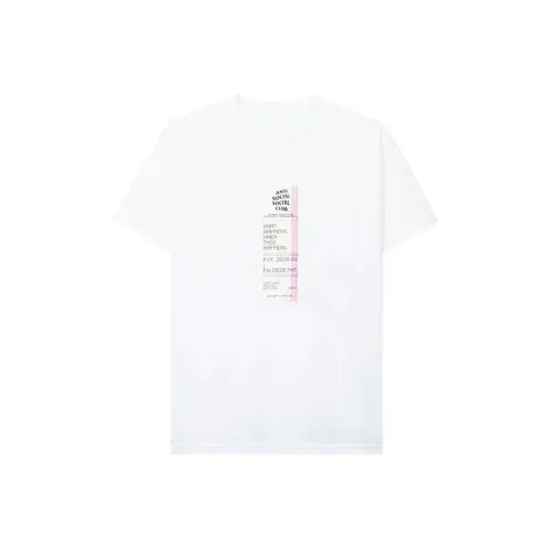 ANTI SOCIAL SOCIAL CLUB Белая Мужская T-Рубашка