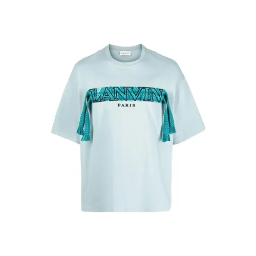Lanvin Светло-зеленые Мужские T-рубашки