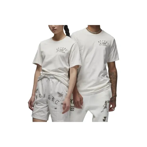 Джордан Белый Унисекс T-рубашки