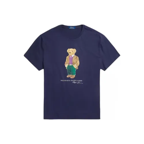 Polo Ralph Lauren Custom Slim Fit POLO Bear Jersey T-Shirt T-Shirt Men's Navy Blue