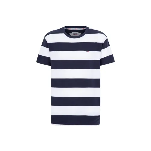 Tommy Hilfiger Темно-синий, белый, полосы, YBR, мужская, T-рубашка