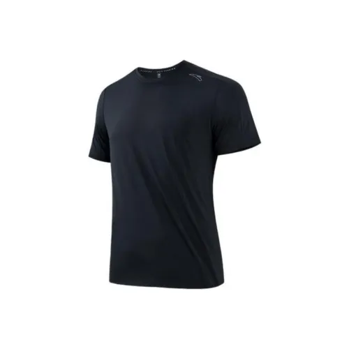 ANTA Running Collection Бег Т-Рубашка Мужская Основная Черная