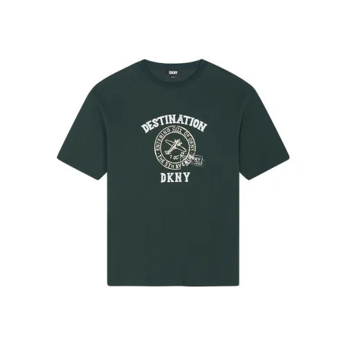 DKNY Оливково-зеленые Мужские T-рубашки