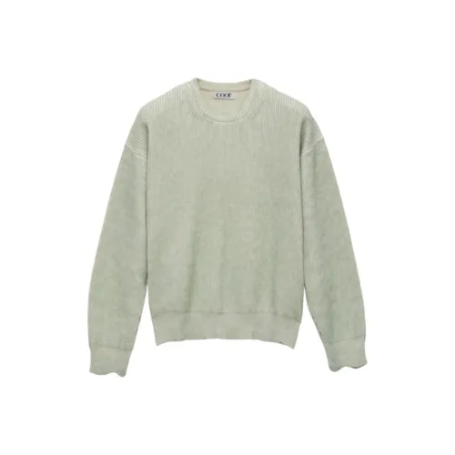 COOR Трикотаж Унисекс Выстиранный Зеленый