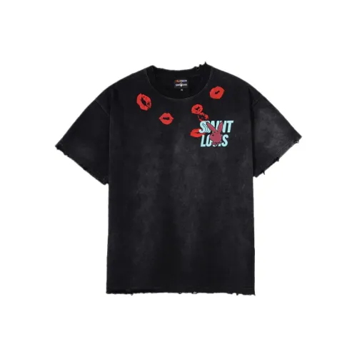 SSSAINT LOUIS SSSAINT LOUIS X Playboy Co Branded SERIES Черный Унисекс T Рубашки