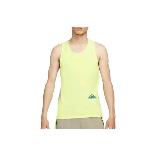 Nike T-Shirt Мужская Желто-Зеленая