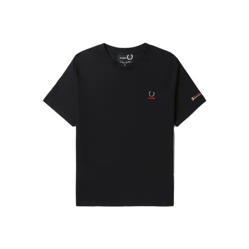FRED PERRY Мужские черные T-рубашки