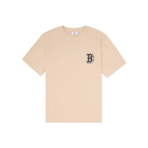 Mlb Base Logo SS23 T-Shirt Унисекс Light Песочный Коричневый