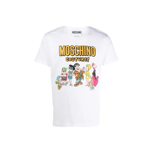 MOSCHINO Белая Унисекс Футболка