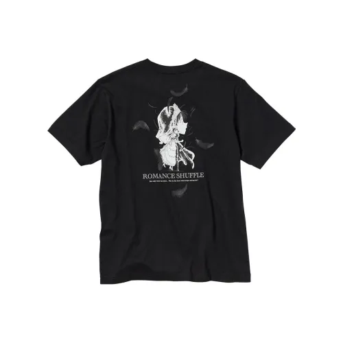 UNIQLO Detective Conan Co Branded Черная Унисекс Футболка