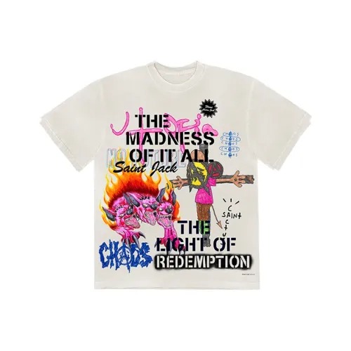 TRAVIS SCOTT Белая Унисекс Футболка