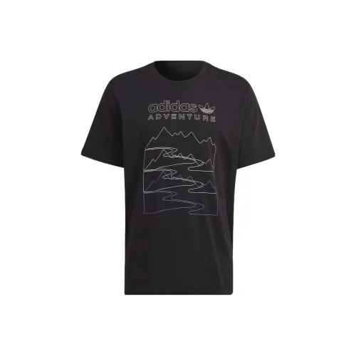 Adidas Originals Рукав с оборванным плечом T-рубашка Мужская Черная