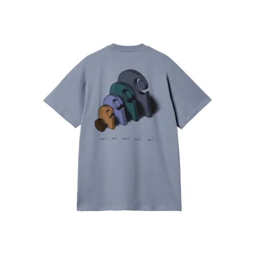 Carhartt WIP T-Shirt Мужской Заливо Синий