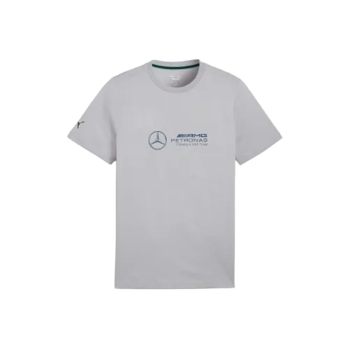 PUMA Mercedes AMG Petronas T Рубашка Мужская Серого цвета