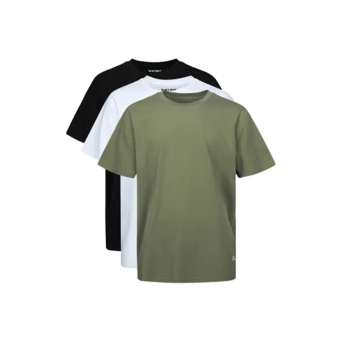 EVISU Белый/Черный/Армейский Зеленый Мужские T-Рубашки