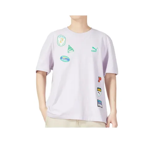 PUMA Светло-фиолетовый Унисекс Футболка