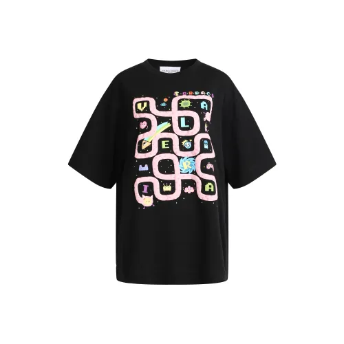 Valeria Obbaco Черная унисекс футболка