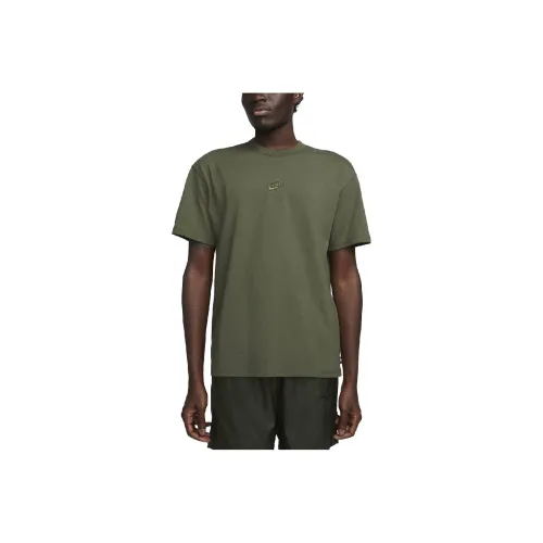 Nike Армейский зеленый Мужской T-рубашки