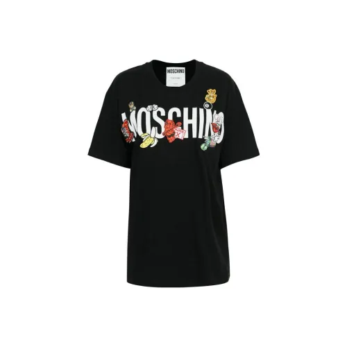 MOSCHINO Черная унисекс футболка
