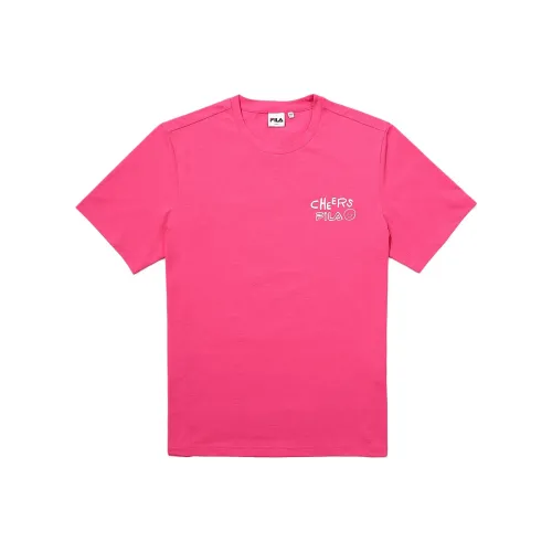 FILA Ярко-розовые Мужские T-рубашки