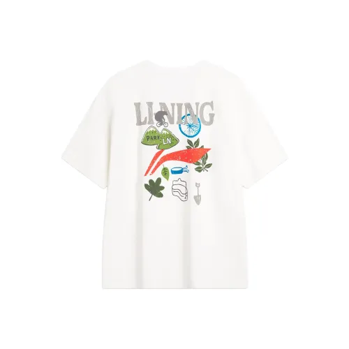 LINING Cool Tea T Сливочный Унисекс T Рубашки