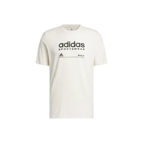 Adidas LOUNGE Белый Мужской T-Рубашка