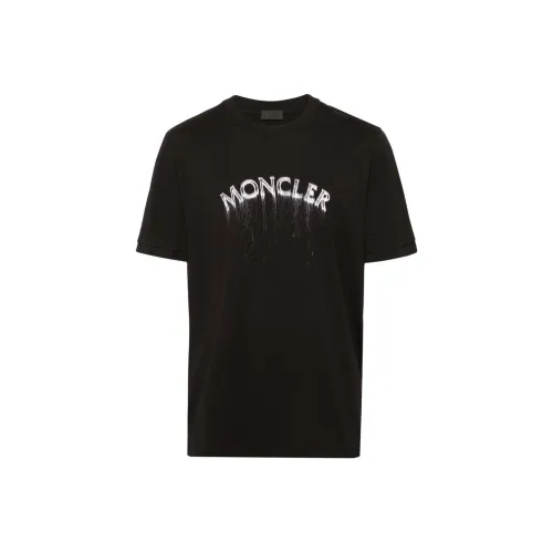 MONCLER Мужские черные T-рубашки