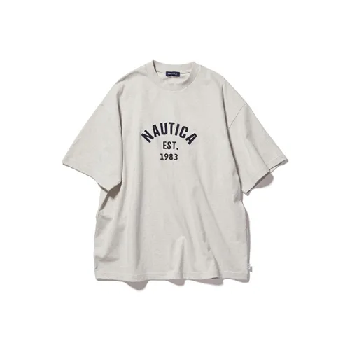 Nautica White Sail Короткий рукав T-рубашки Унисекс