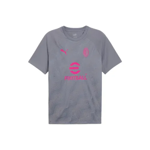 PUMA AC MILAN T Рубашка Мужская Серого цвета