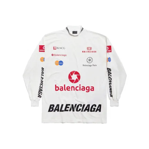 Balenciaga T-Shirt Loose Fit Unisex White