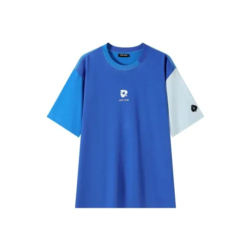 YK&YB Синий Мужской T-Рубашки